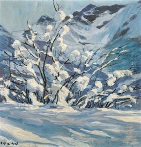 Winterlandschaft by Hans Beat Wieland