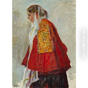 Trachtenfrau Im Profil Trachtenfrau Im Profil
