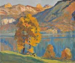 Bei Niederried Am Brienzersee by Hans Beat Wieland
