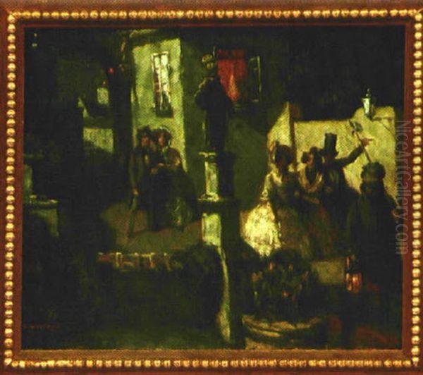 Nachtliche Strasenszene - view 1