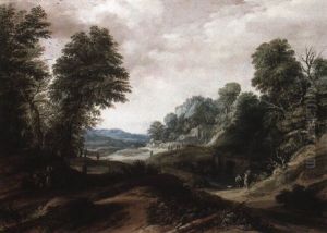 Wooded Landscape With Tobias And The Angel
