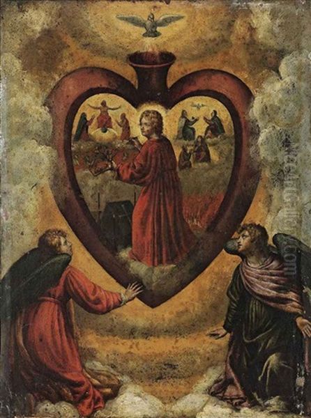 The Infant Christ Painting The Four Extremes Of Man - view 1