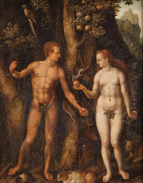 Adam Et Eve (after Durer) - view 1