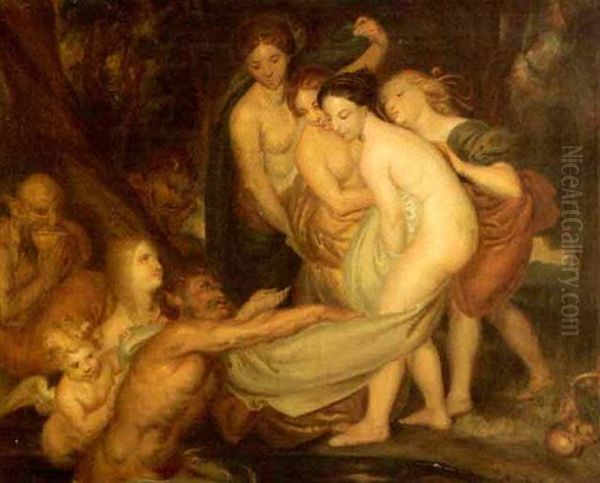 Baigneuses Et Satyres - view 1