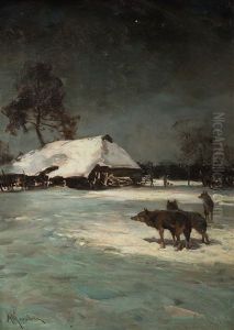 Wilki by Alfred von Wierusz-Kowalski