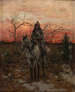 Na Stanowisku by Alfred von Wierusz-Kowalski