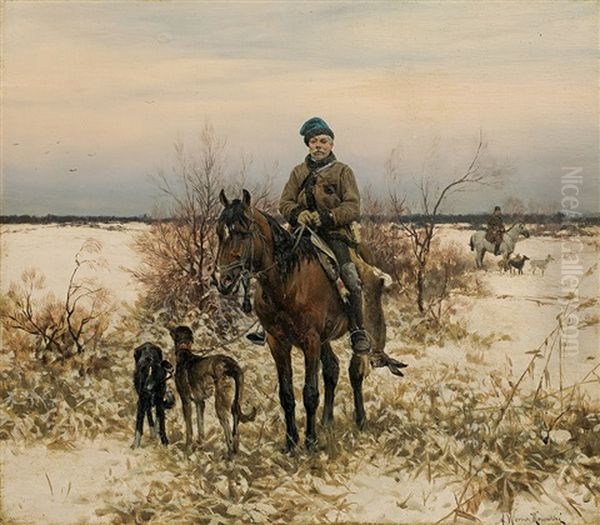 Hounting With Greyhounds - view 1
