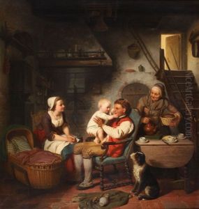 Familiegeluk by Franz Wieschebrink