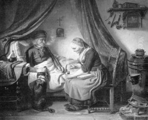 Der Genesende by Franz Wieschebrink