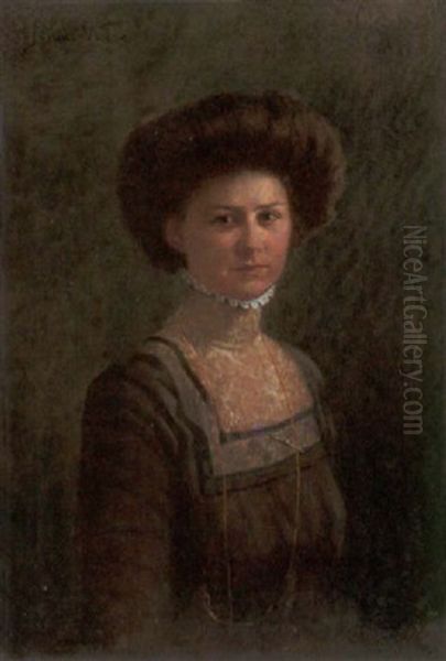 Portrait Einer Jungen Frau - view 1
