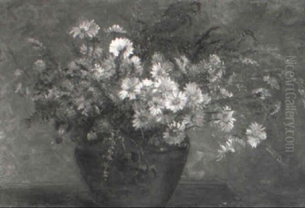 Sommerblumenstraus Mit Margarithen Und Wiesengrasern - view 1