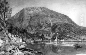 A View Of Bergen, Norway by Anders Guttormsen Wigdahl