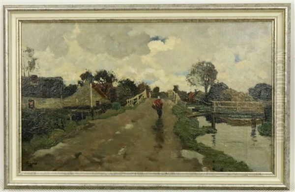 Dorpsbrug Na De Regen - view 1