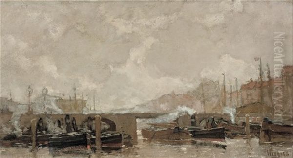 Near A Bridge, Amsterdam - view 1