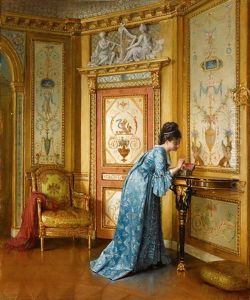 Boudoir Of Marie Antoinette by Moses Wight