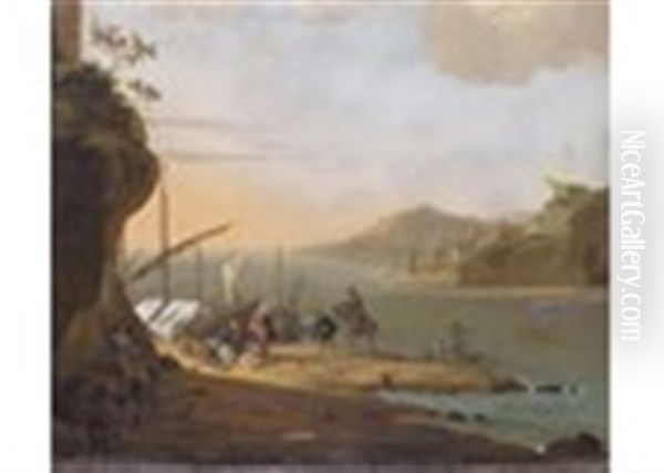 Merchants In A Harbour - view 1