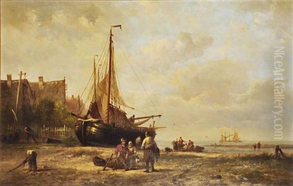 A Bomschuit On The Beach - view 1