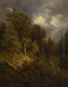 Felisge Baumlandschaft by Sandor Brodszky