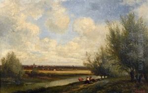 Halte Sur Les Bords Du Fleuve by Henri Van Wijk