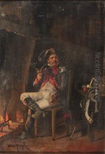 Gegenstucke. Napoleonischer Grenadier-unteroffizier Um 1810 by Henri Van Wijk