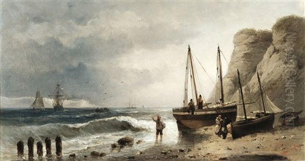 Bateaux De Peche Sur La Plage - view 1