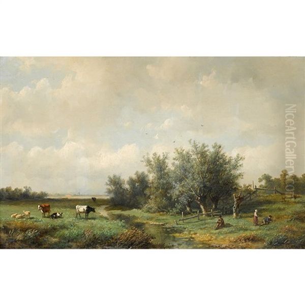 Landscape With Cows - view 1