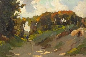 Sommerlicher Weg In Den Dunen (study) by Jan Hillebrand Wijsmuller