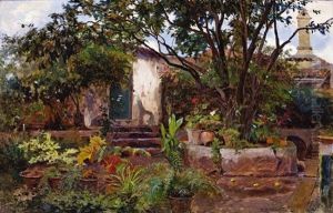 Spanish Colonial Garden by Bror Anders Wikstrom