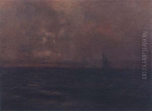 Sailing Ship On Lake Pontchartrain by Bror Anders Wikstrom