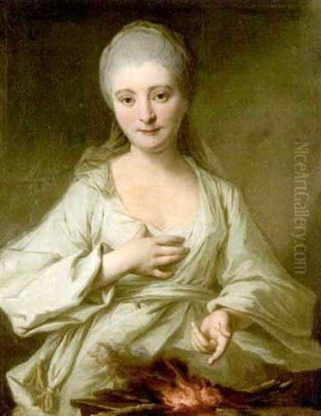 Portrait De Femme En Vestale - view 1