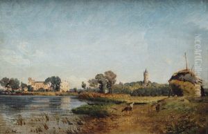 Landscape With The River Havel by Christian Wilberg