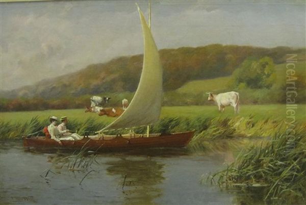 Jolly Boating On A River - view 1