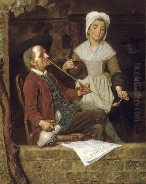 The Pipe Smoker (1865) - view 1