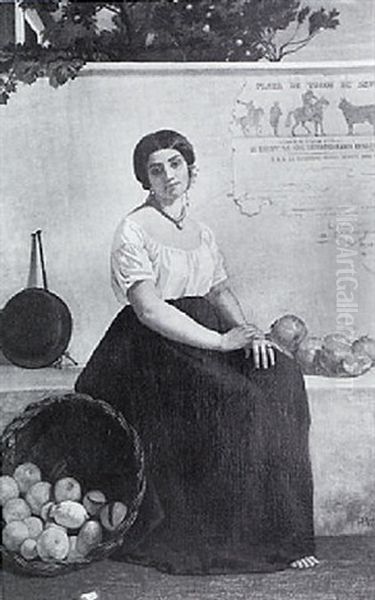 The Orange Seller - view 1