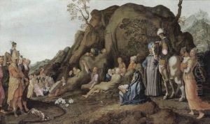 Die Bergpredigt by Jan Willemsz. van der Wilde