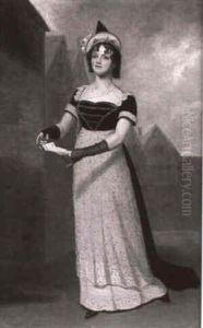 Portrait Of Miss Bolton In The Merry Wives Of Windsor by Samuel de Wilde