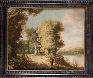 Paisaje Con Cazadores by Jan Wildens