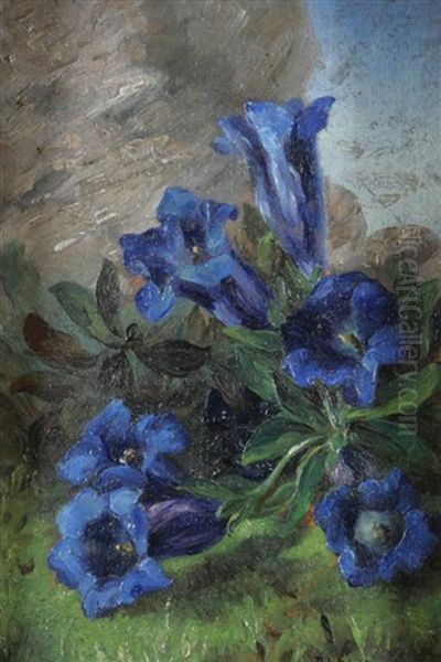 Floral Still Lives: Pair - view 1