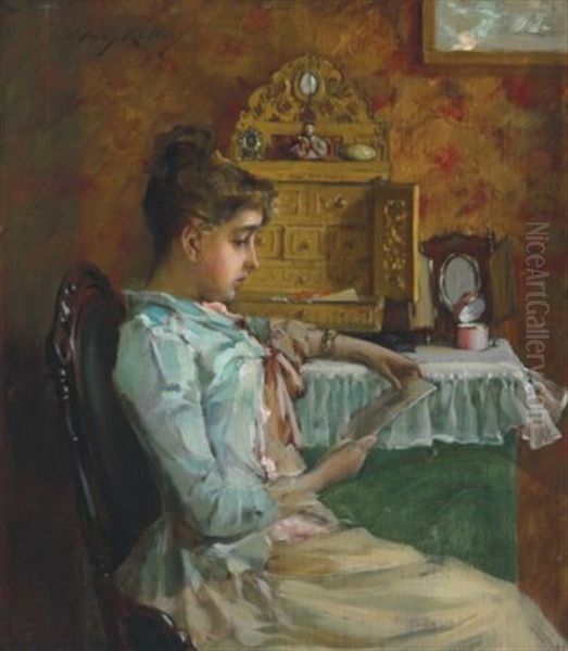 Woman In Her Dressing Room - view 1