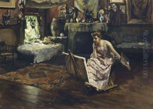 Idleness by Irving Ramsay Wiles