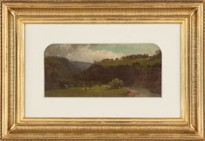 Pass Of The Genesee Near St. Helena, Perry, Ny by Lemuel Maynard Wiles