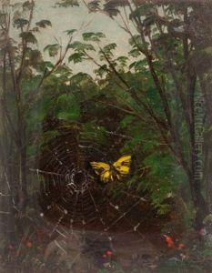 Butterfly In A Spider Web by Lemuel Maynard Wiles