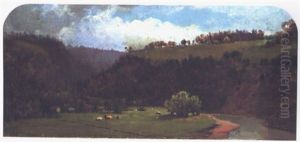 Pass Of The Genesee Near St. Helens by Lemuel Maynard Wiles