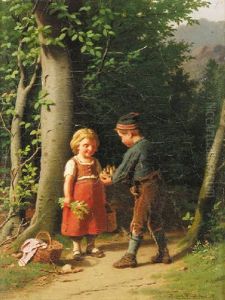 The New Arrivals by Heinrich Wilhelmi