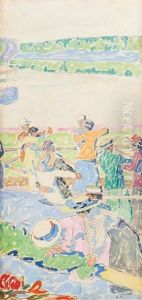 Midsommardans by Carl Wilhelm Wilhelmson