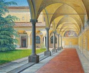 Italian Scenery by Johannes Martin Fastings Wilhjelm