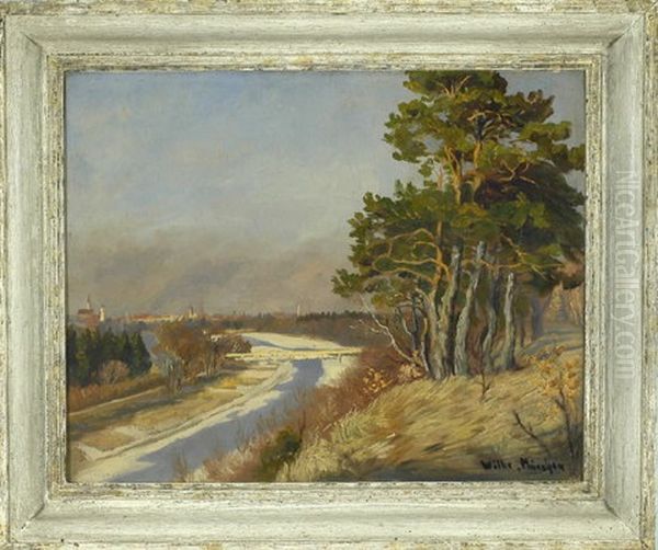 Blick Von Der Hochleite An Der Isar Auf Munchen - view 1