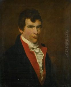 Portrait Of Mr David Hill, Half-length, Wearing Blue by Sir David Wilkie