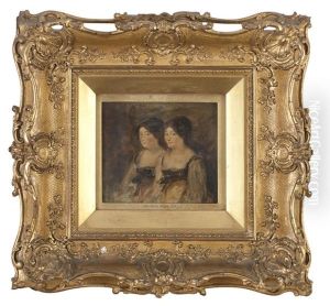 The Misses Mary And Elizabeth Clerk, Sisters Of Lord Eldin by Sir David Wilkie
