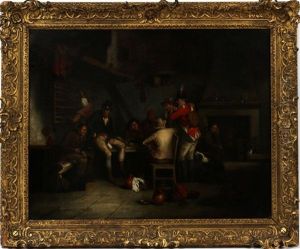 Interior Tavern Scene by Sir David Wilkie